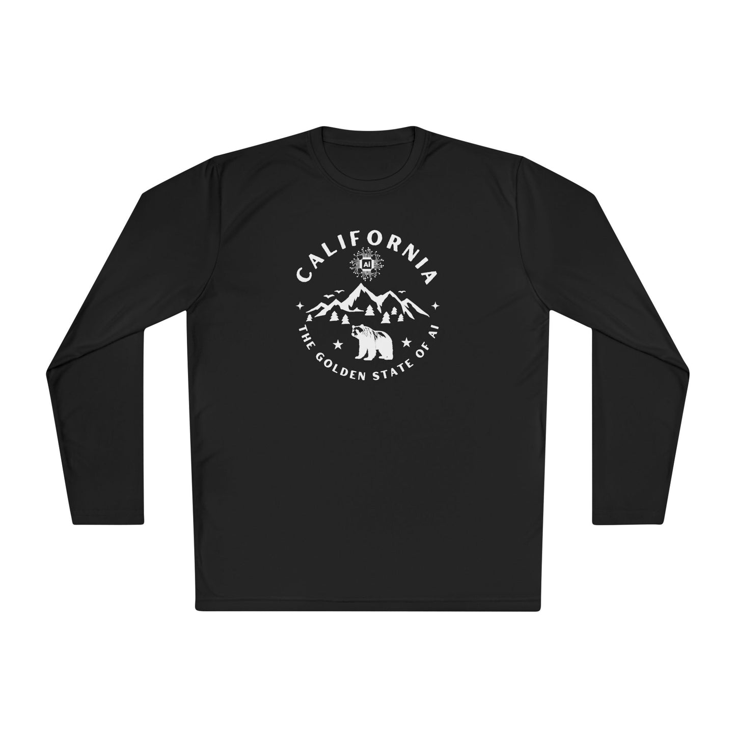 California The Golden State of AI - Unisex Long Sleeve Tee