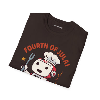 Fourth of July AI Tech Unisex T-Shirt