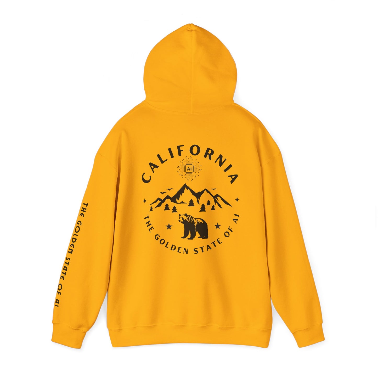 California The Golden State of AI - Unisex Hoodie