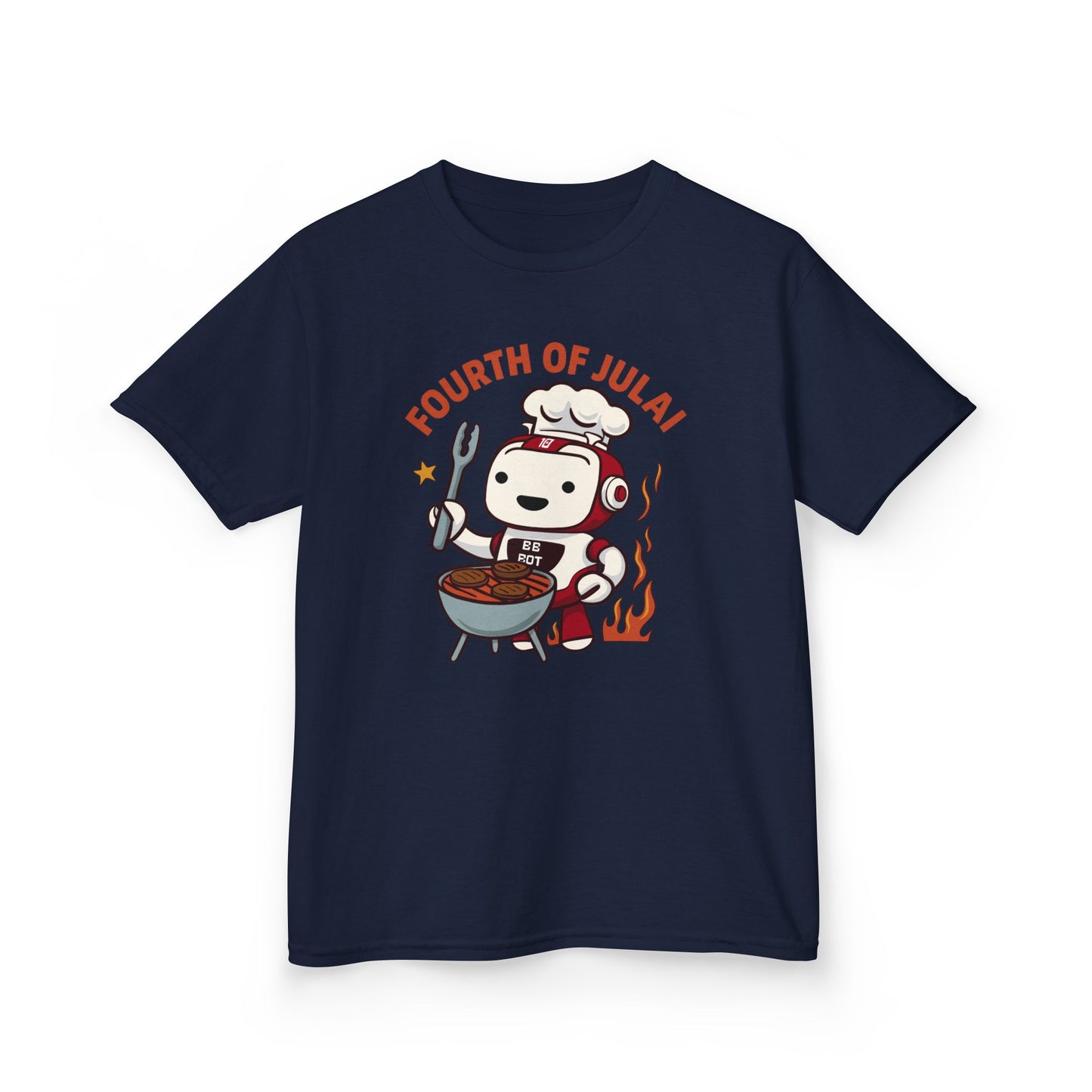Kids Fourth of July"AI" Design Tee