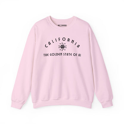 California The Golden State of AI - Crewneck Sweatshirt