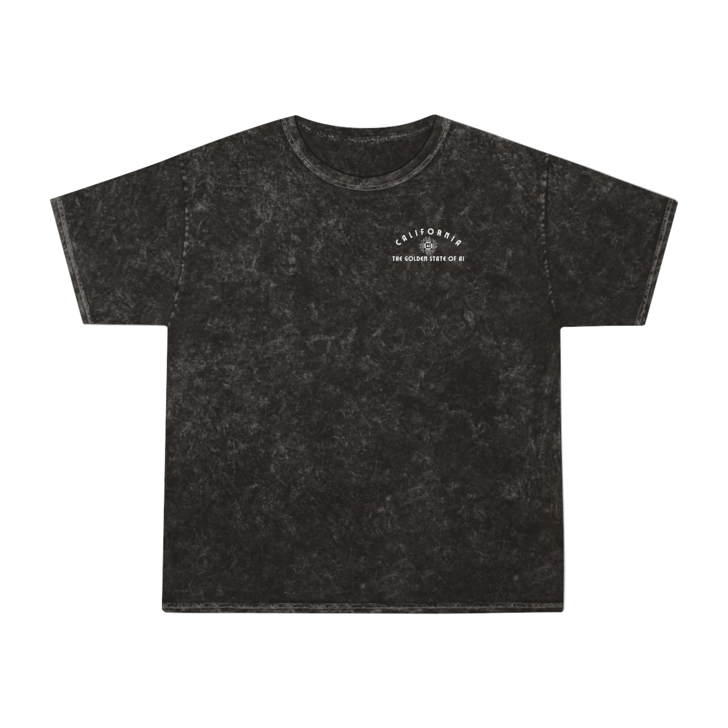 California The Golden State of AI - Mineral Wash Tee