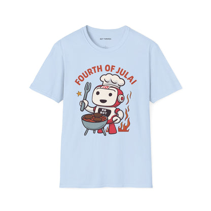 Fourth of July AI Tech Unisex T-Shirt