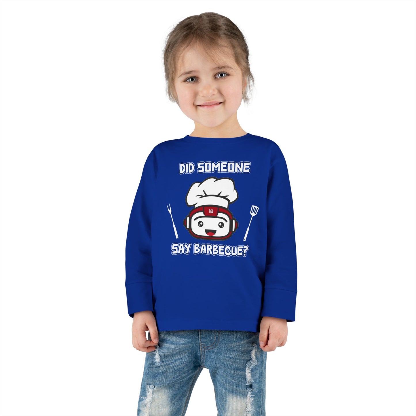 Toddler Long Sleeve Tee - BBQ Time Fun