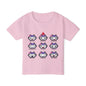 Toddler Robot Emotions (Girl) Short Sleeve Tee
