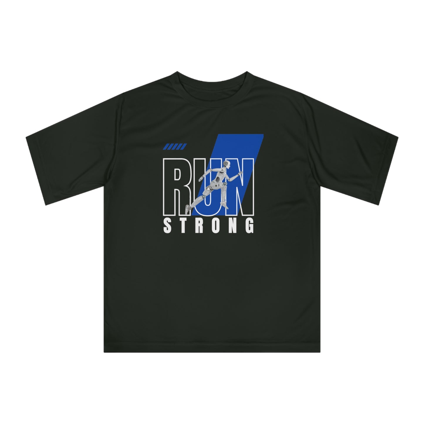 "Run Strong" Performance Unisex T-Shirt