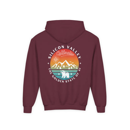Silicon Valley  CA The State of AI Youth Hoodie