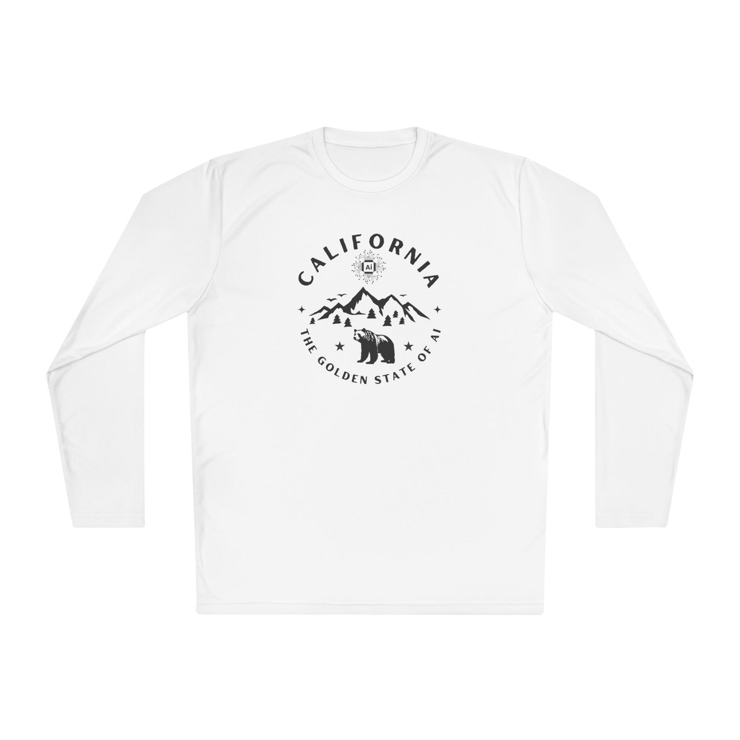 California The Golden State of AI - Unisex Long Sleeve Tee