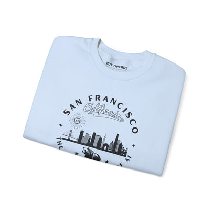 San Francisco CA The Golden State of AI - Crewneck Unisex Sweatshirt