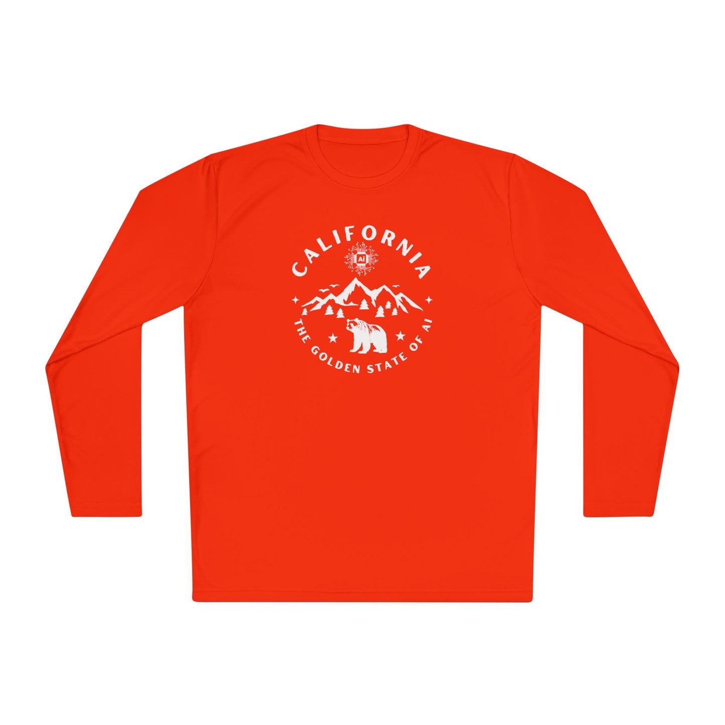 California The Golden State of AI - Unisex Long Sleeve Tee