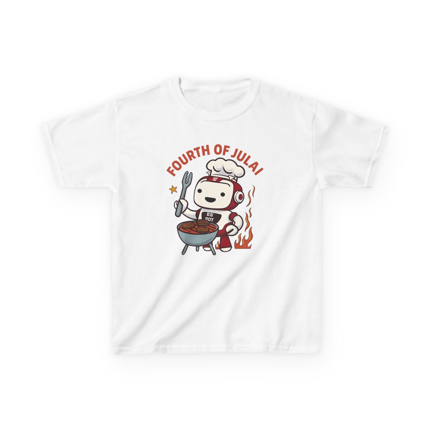 Kids Fourth of July"AI" Design Tee