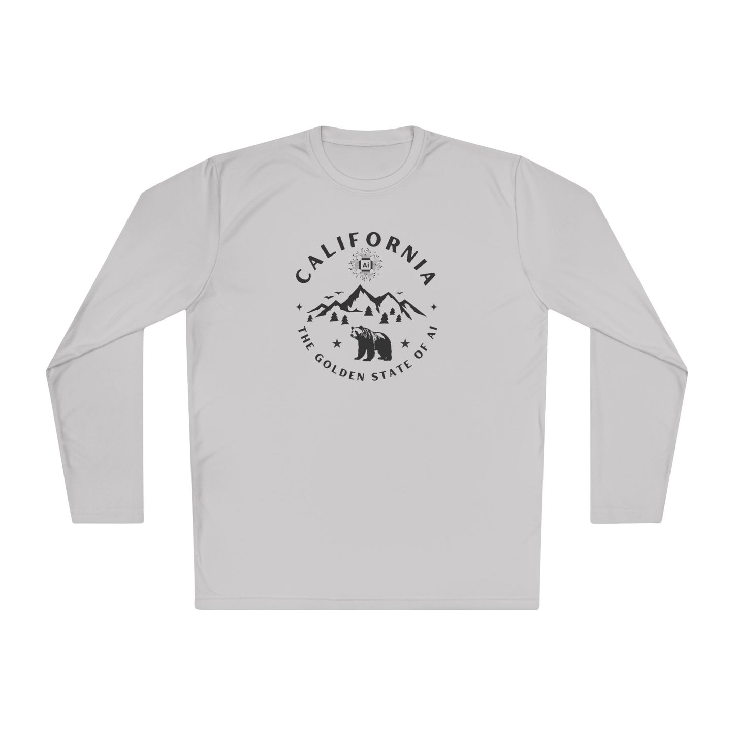 California The Golden State of AI - Unisex Long Sleeve Tee
