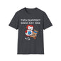Tech Support DADBot Design - Unisex Softstyle T-Shirt
