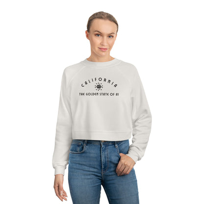 California Golden State of AI Design - Cropped Pullover