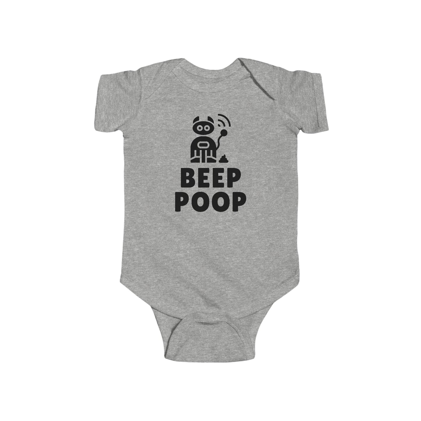 Funny "Beep Poop" Infant Bodysuit