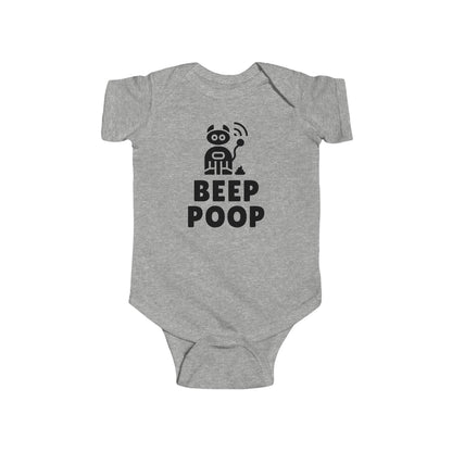 Funny "Beep Poop" Infant Bodysuit