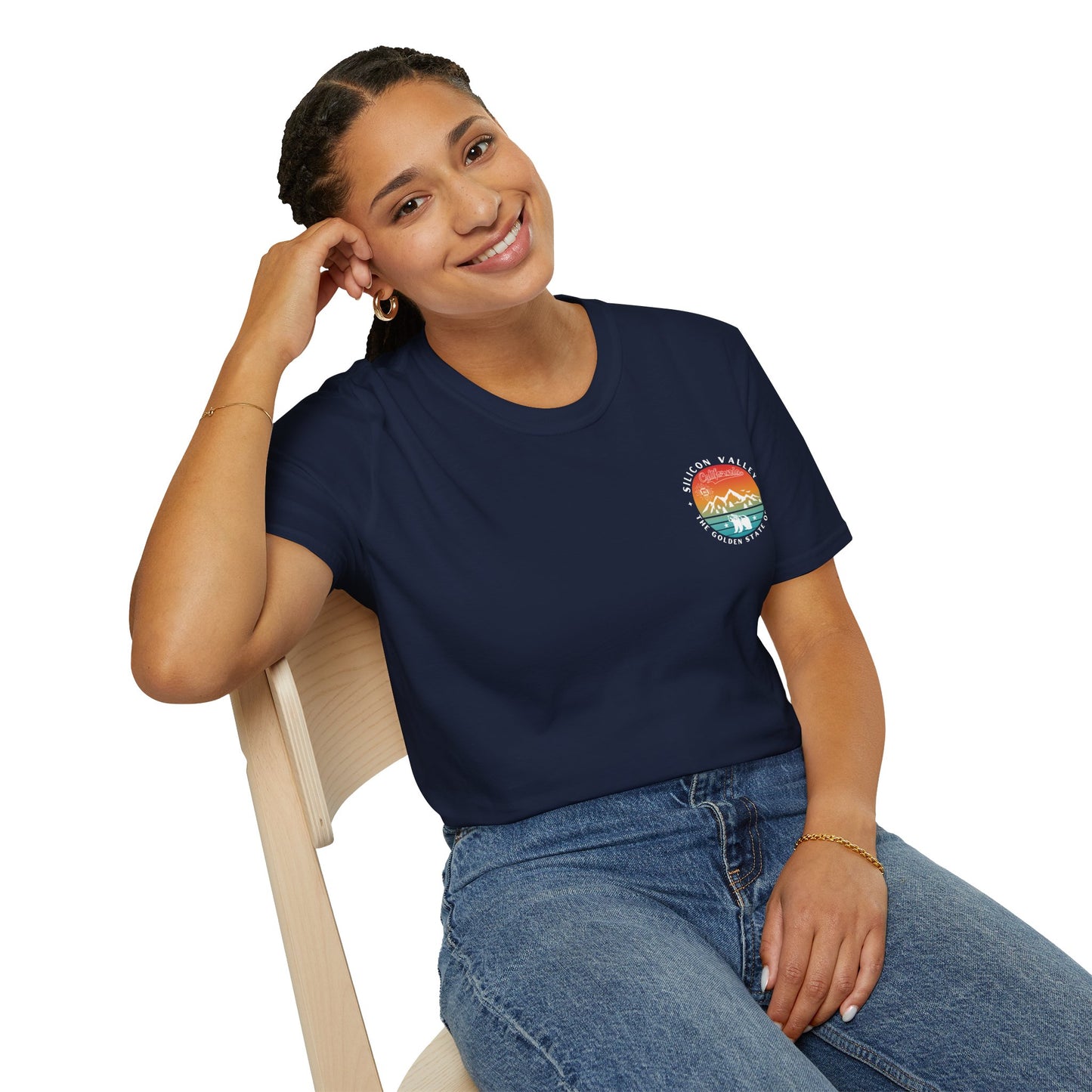 Silicon Valley CA The Golden State of AI Unisex T-Shirt