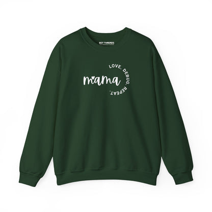 Love. Debug. Repeat. - Cozy Crewneck Sweatshirt