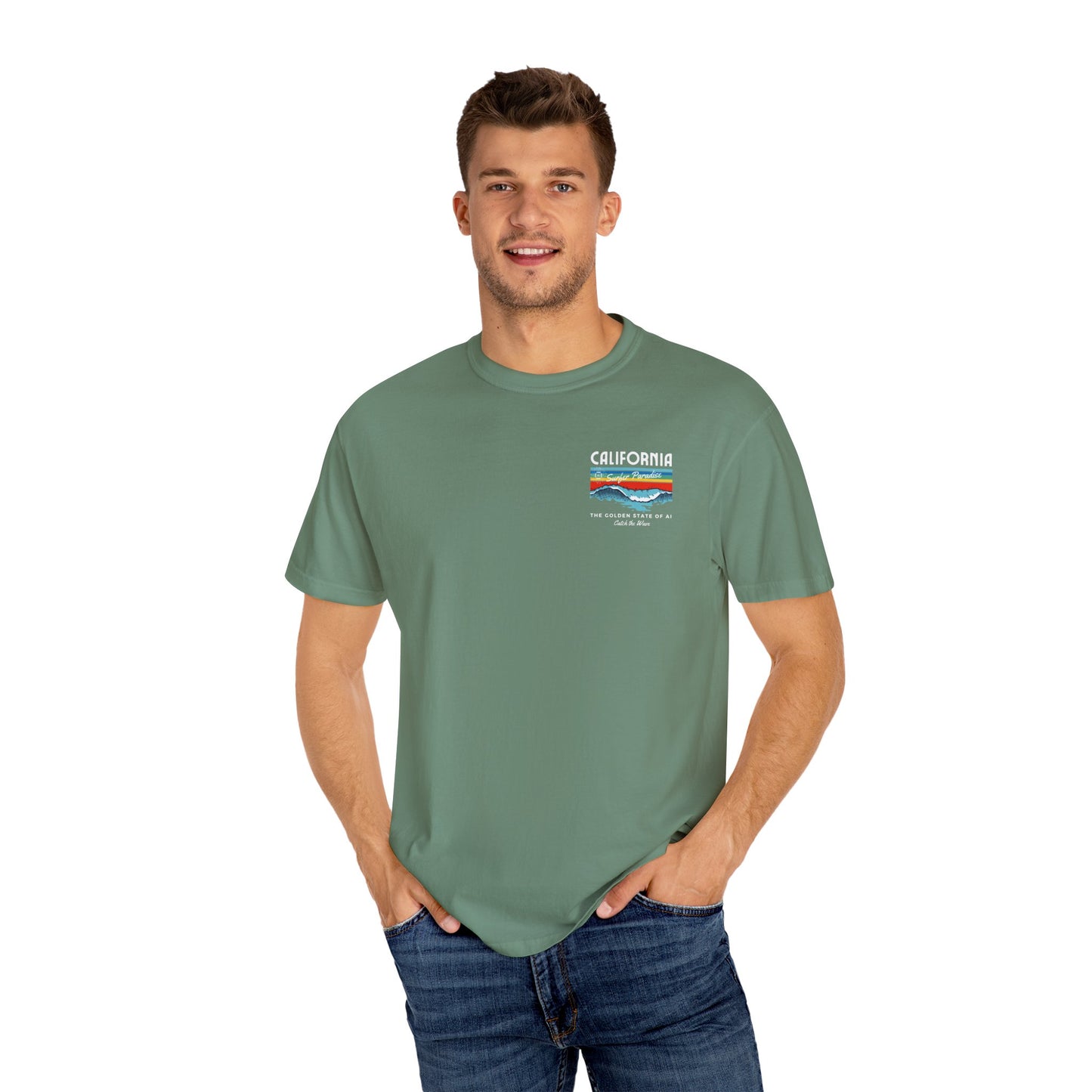 Catch the Wave CA The Golden State of AI - Unisex Tee