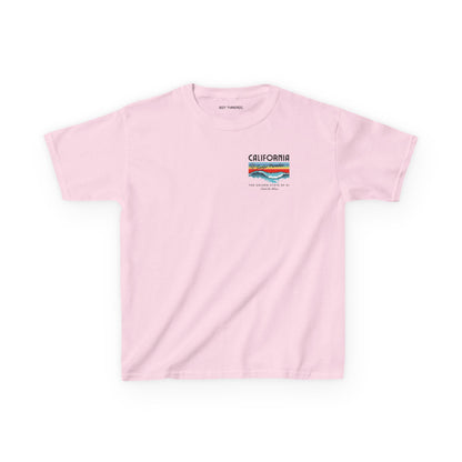 Catch the Wave CA Golden State of AI Themed Kids Heavy Cotton Tee
