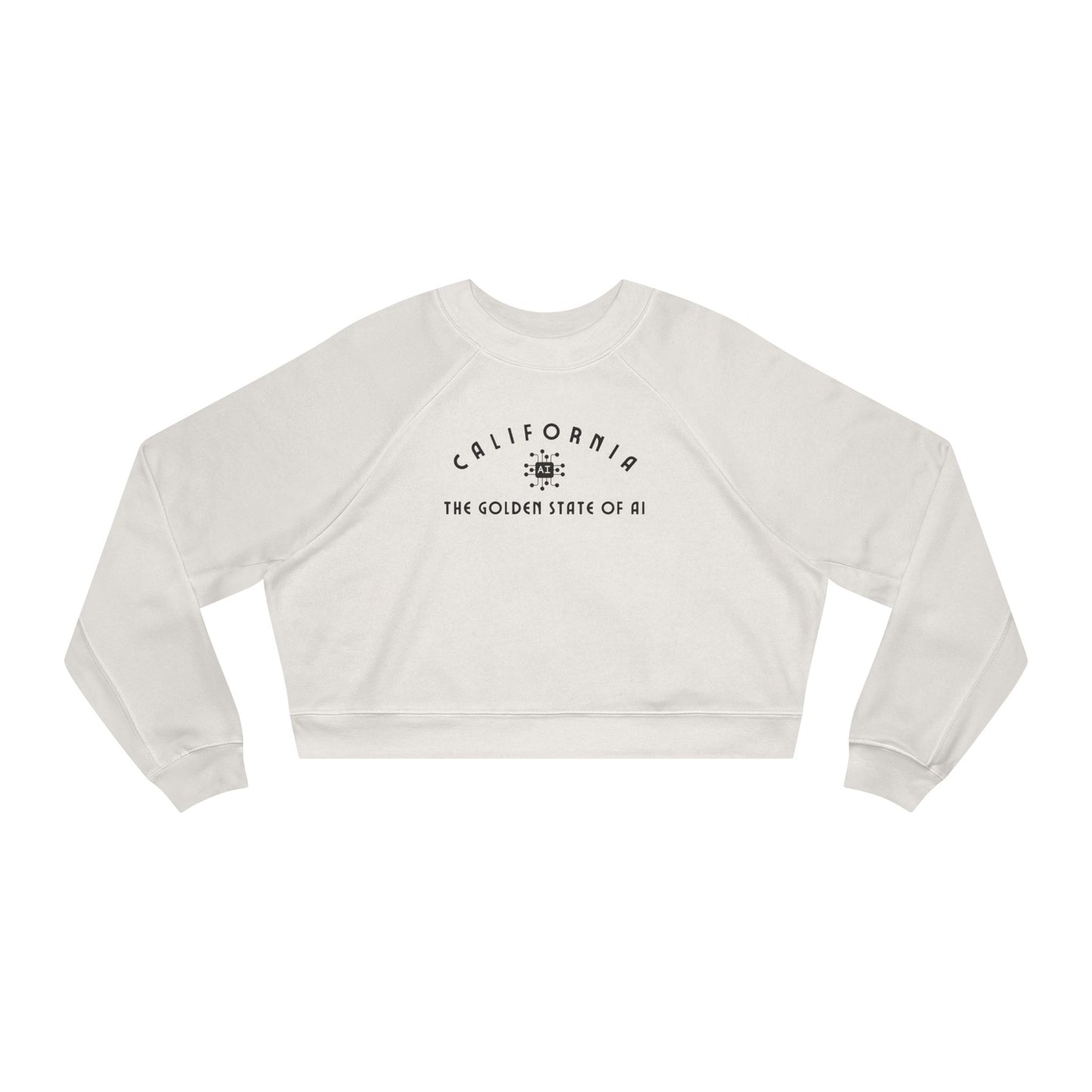 California Golden State of AI Design - Cropped Pullover