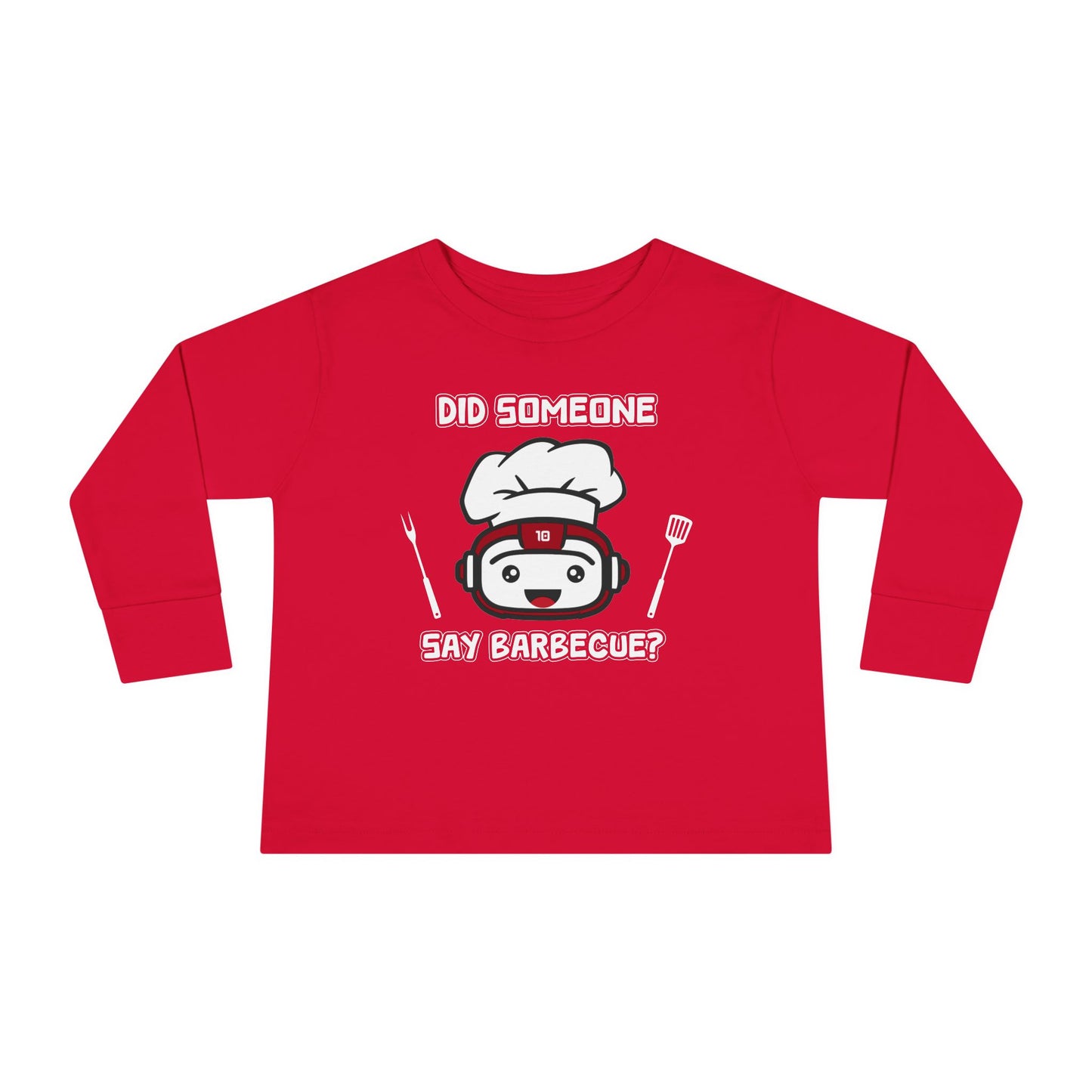Toddler Long Sleeve Tee - BBQ Time Fun