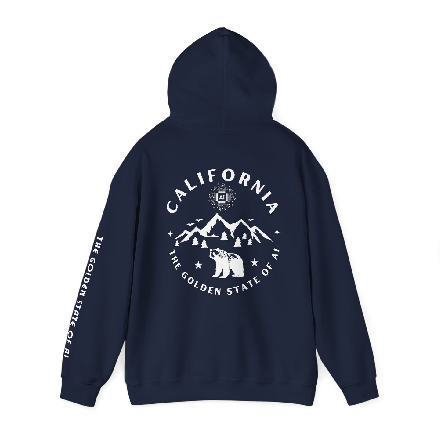 California The Golden State of AI - Unisex Hoodie