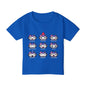 Toddler Robot Emotions (Girl) Short Sleeve Tee