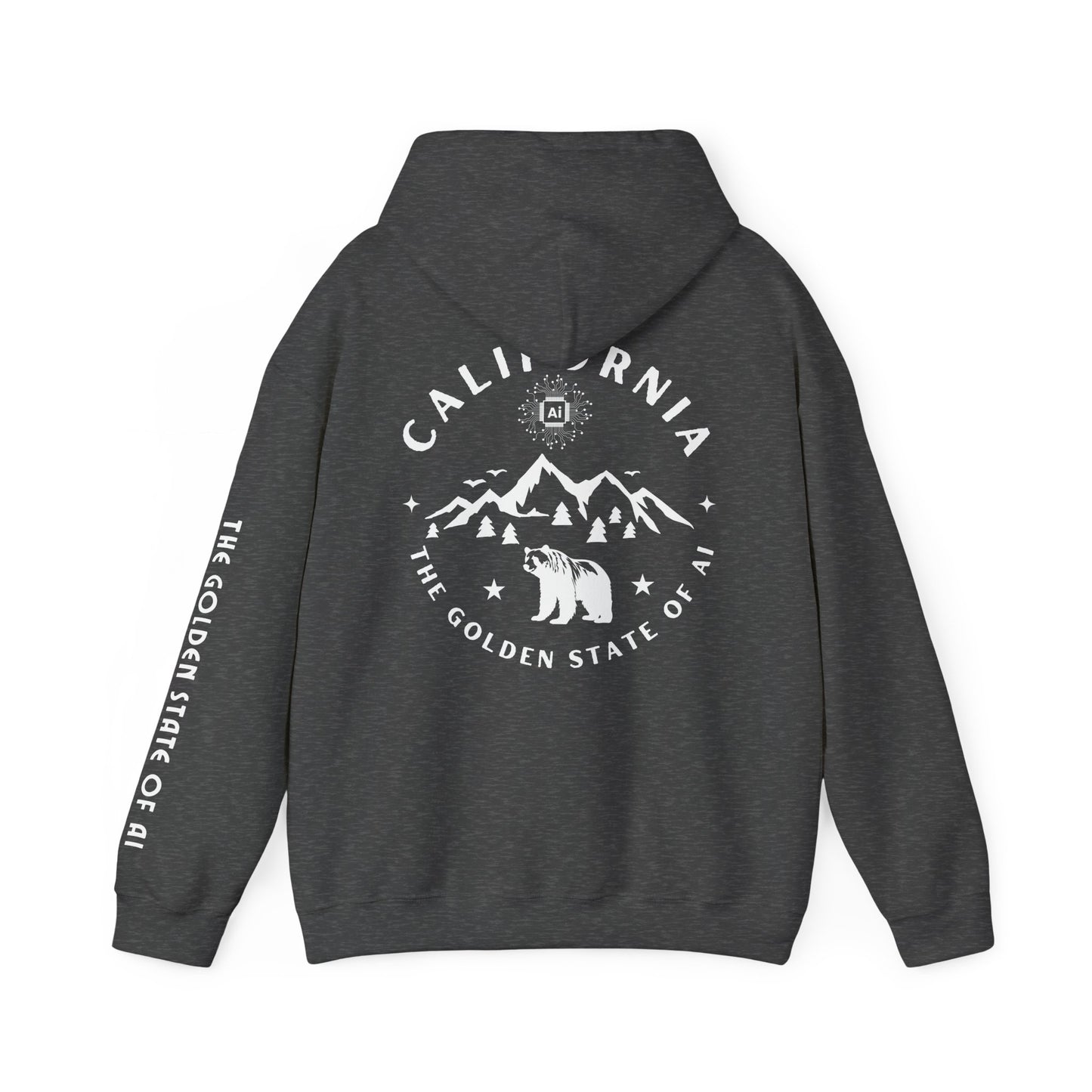 California The Golden State of AI - Unisex Hoodie