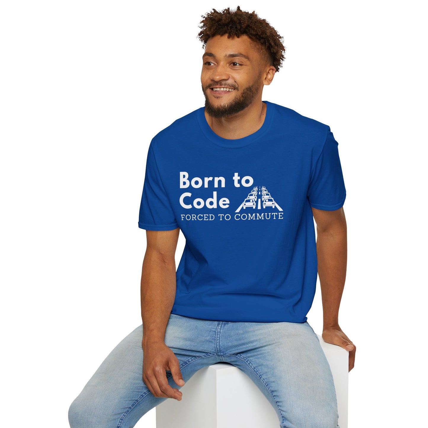 Born to Code, Forced to Commute - Unisex Tee