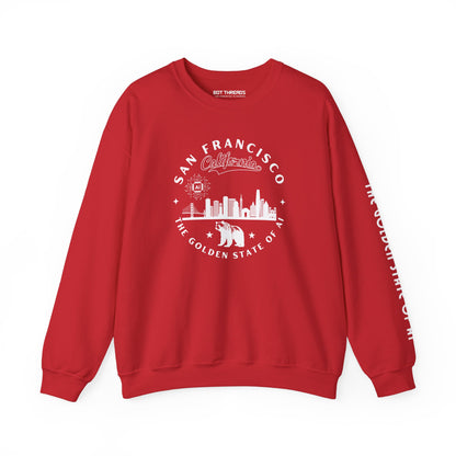 San Francisco CA The Golden State of AI - Crewneck Unisex Sweatshirt