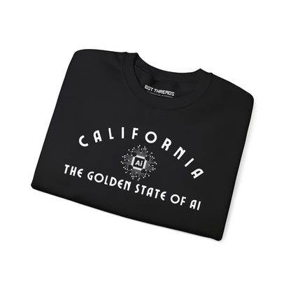 California The Golden State of AI - Crewneck Sweatshirt