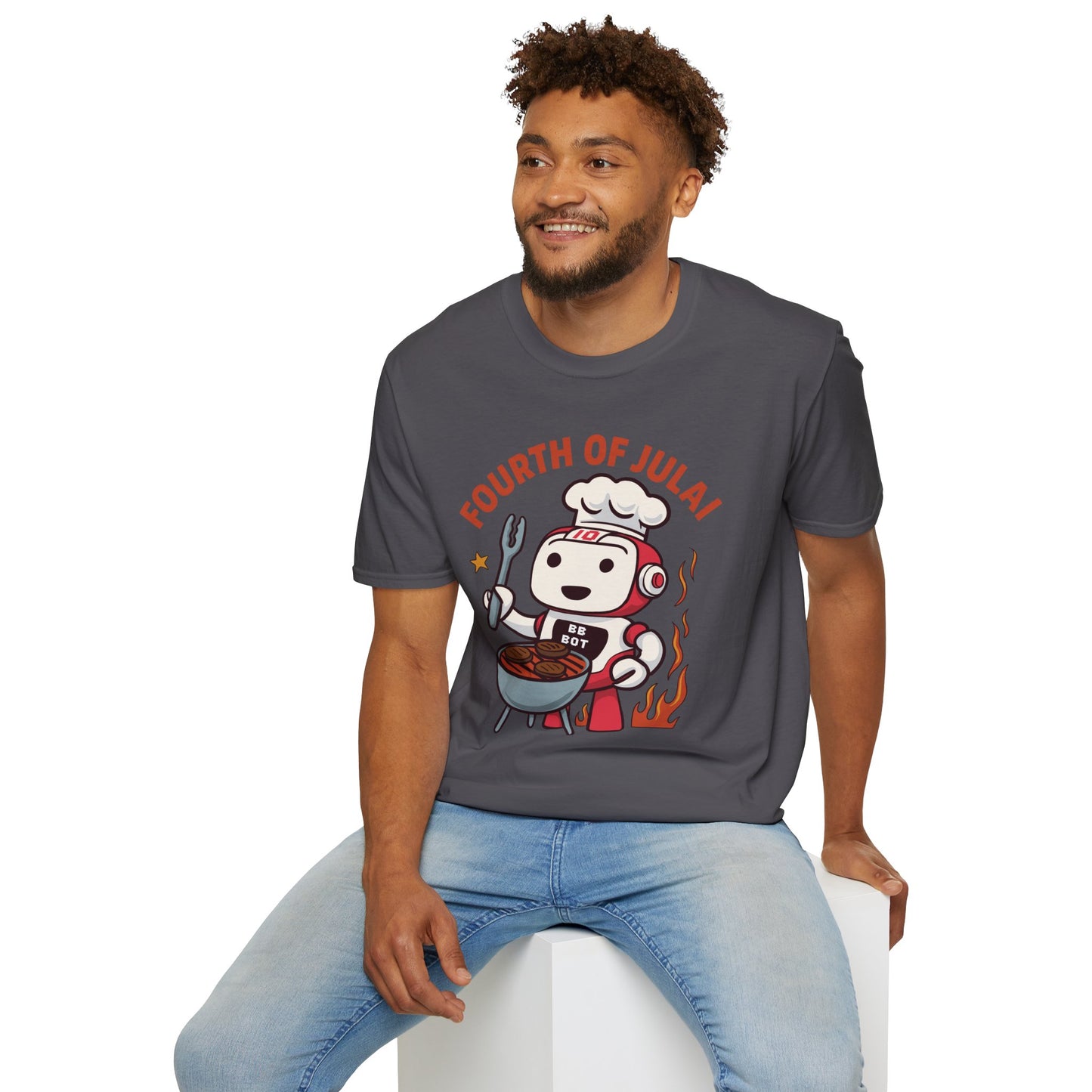 Fourth of July AI Tech Unisex T-Shirt