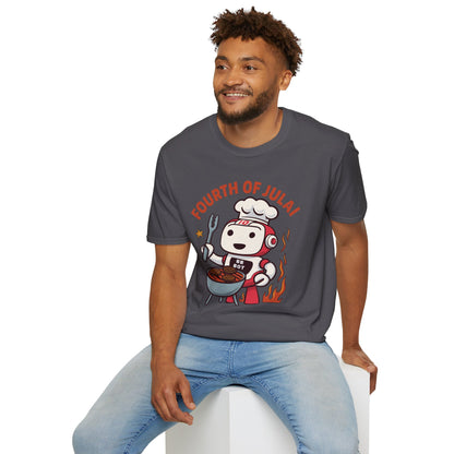 Fourth of July AI Tech Unisex T-Shirt