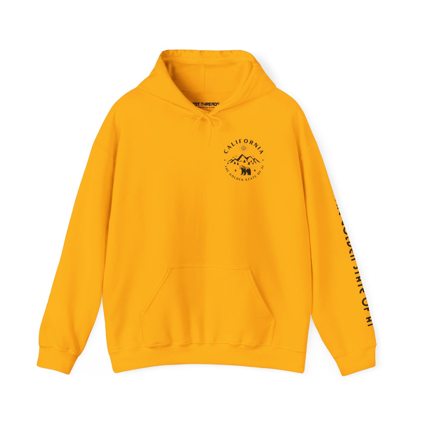 California The Golden State of AI - Unisex Hoodie