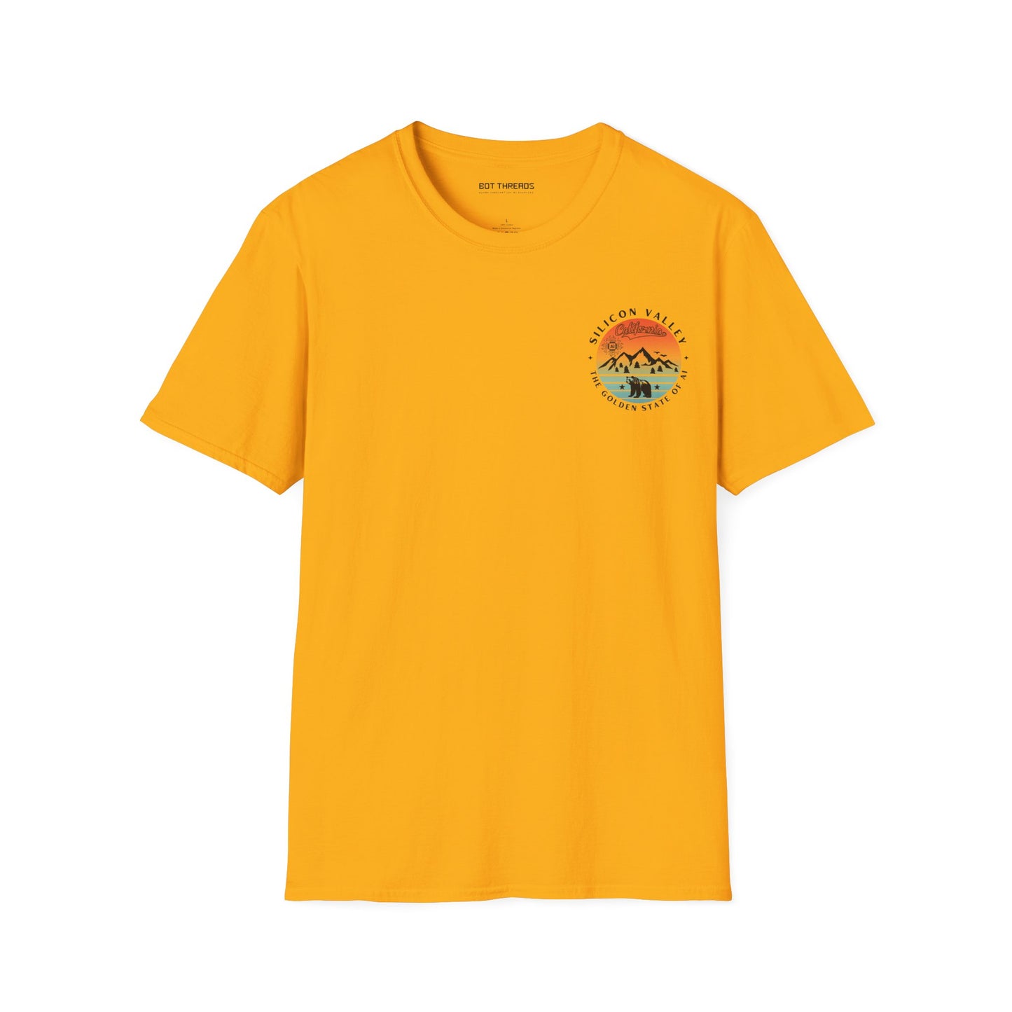 Silicon Valley CA The Golden State of AI Unisex T-Shirt