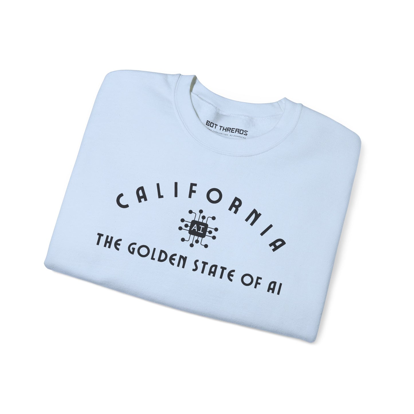 California The Golden State of AI - Crewneck Sweatshirt