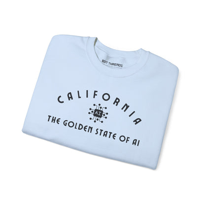 California The Golden State of AI - Crewneck Sweatshirt