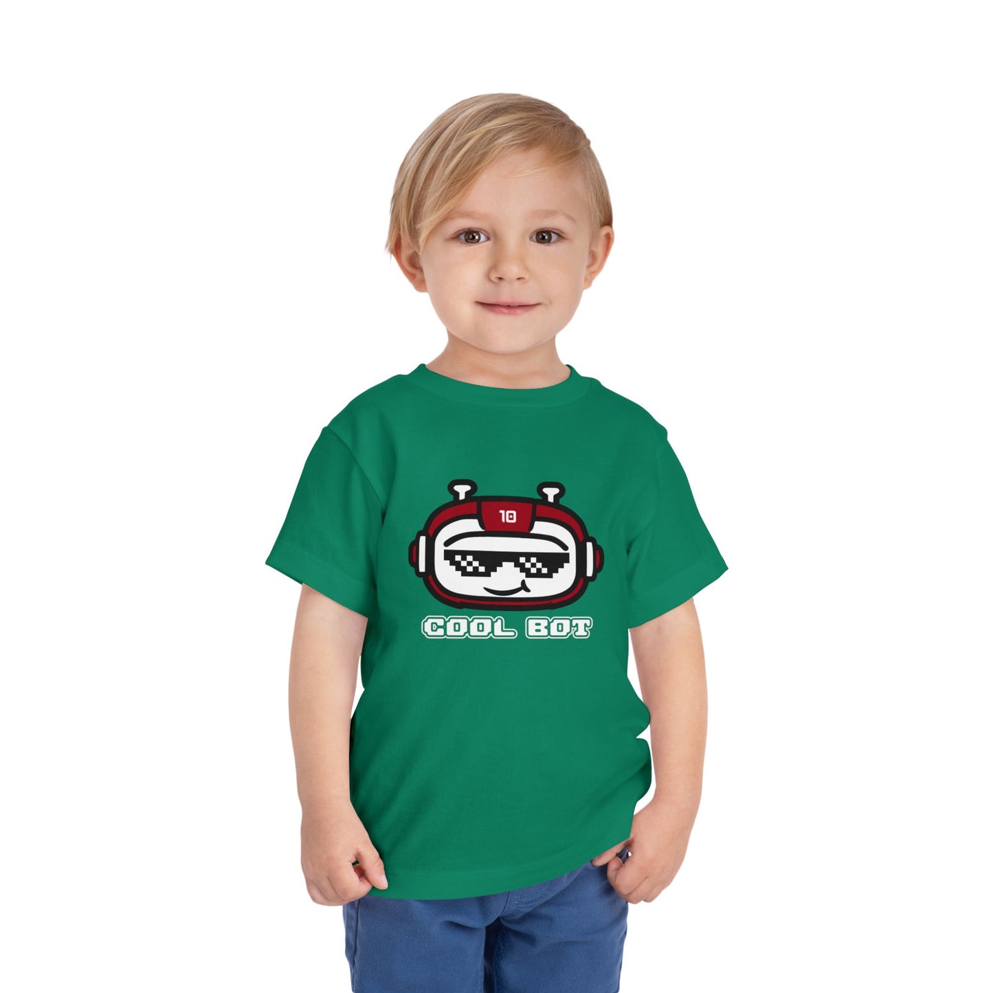 Cool Bot Toddler Short Sleeve Tee - Fun & Stylish Kids Tee for Playtime