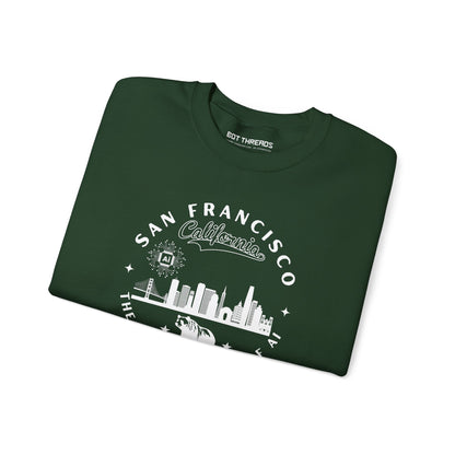 San Francisco CA The Golden State of AI - Crewneck Unisex Sweatshirt