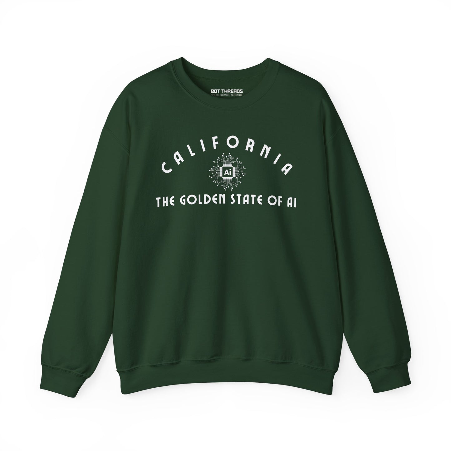 California The Golden State of AI - Crewneck Sweatshirt