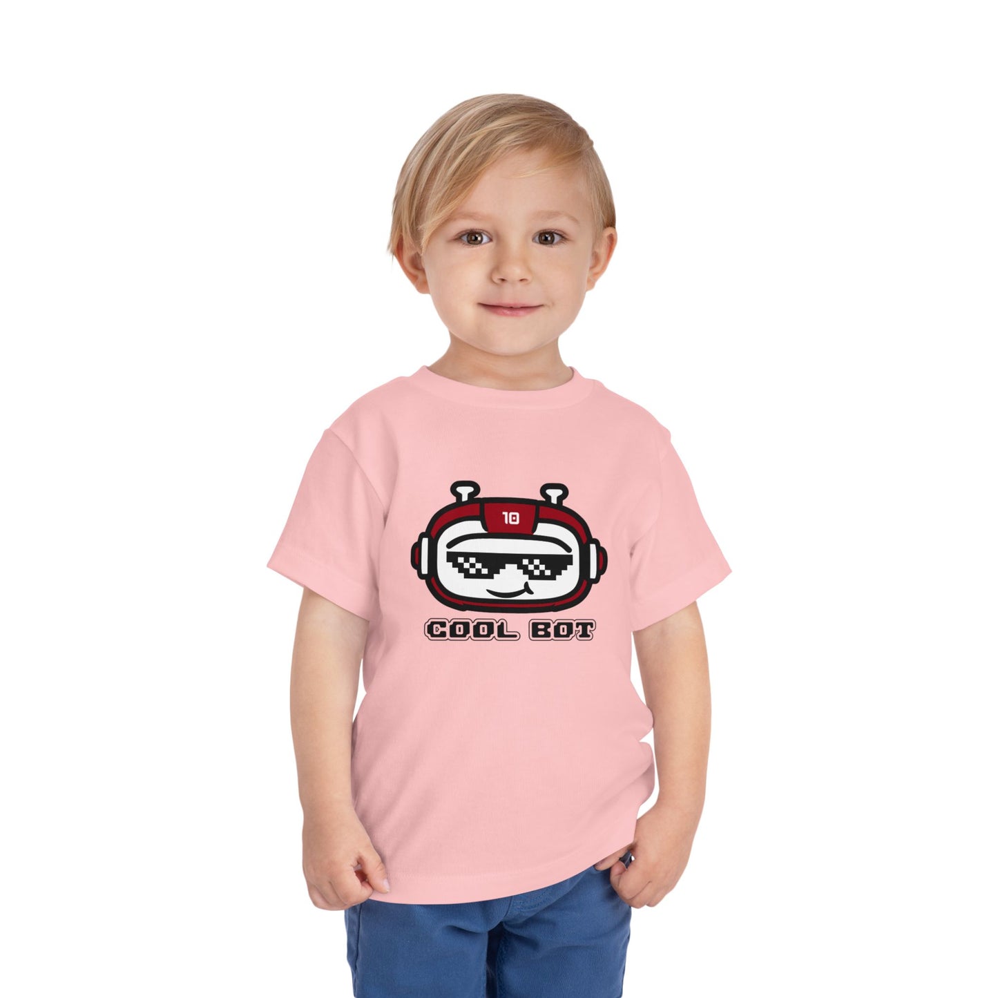 Cool Bot Toddler Short Sleeve Tee - Fun & Stylish Kids Tee for Playtime
