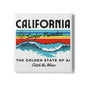 Catch the Wave CA Golden State of AI - Ceramic Coaster