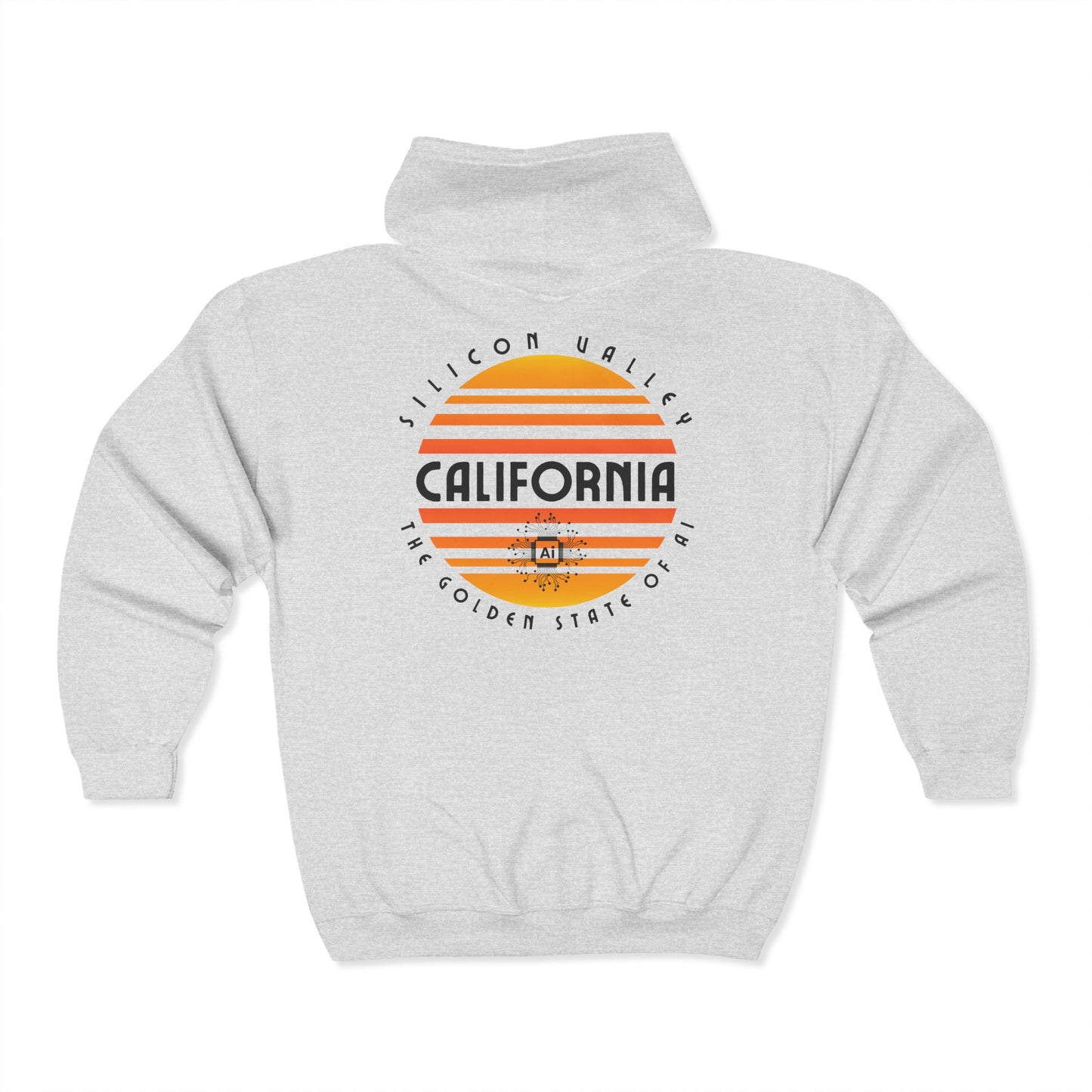 Silicon Valley CA The Golden State of AI Hoodie Sweatshirt