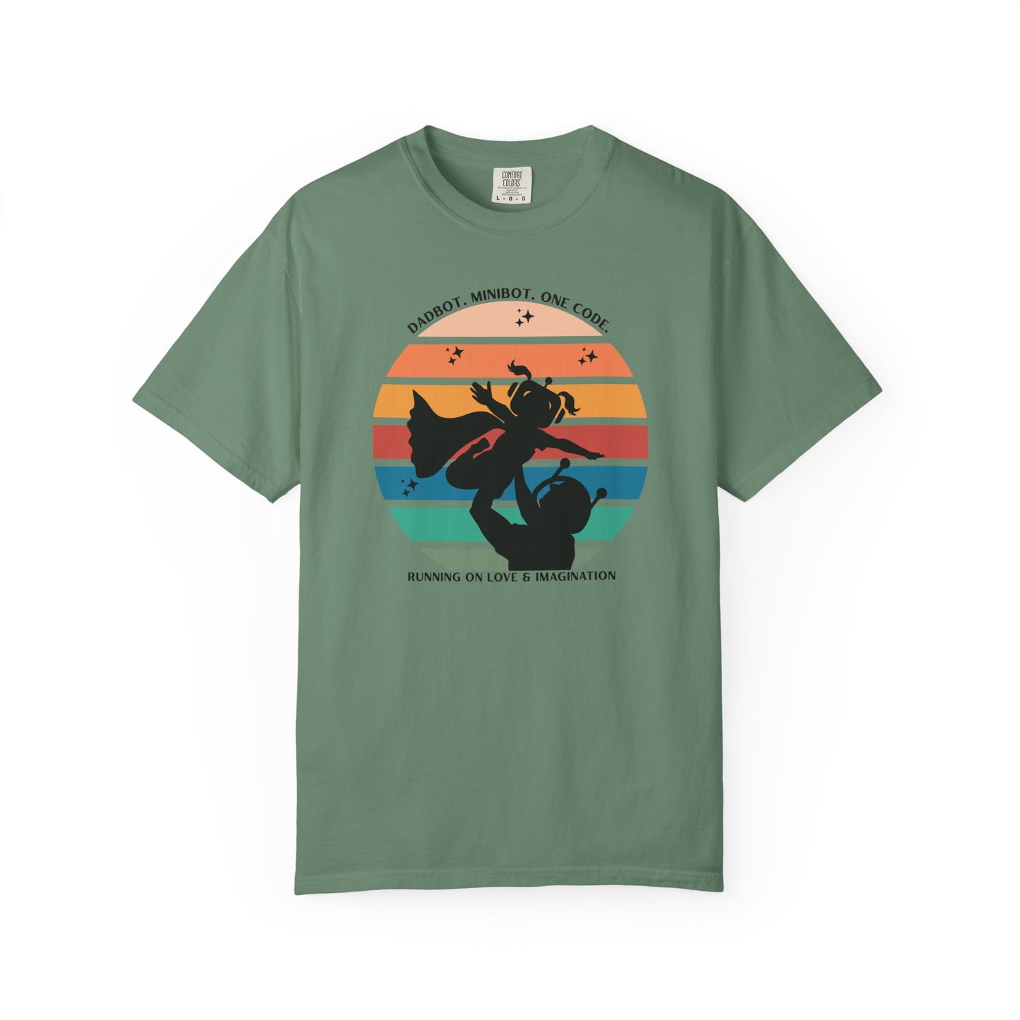 DadBot. MiniBot (girl). One Code.  Unisex T-shirt