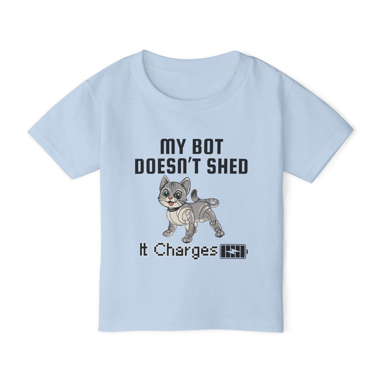 My CatBot Doesn't Shed It Charges - Cute Short Sleeve Tee