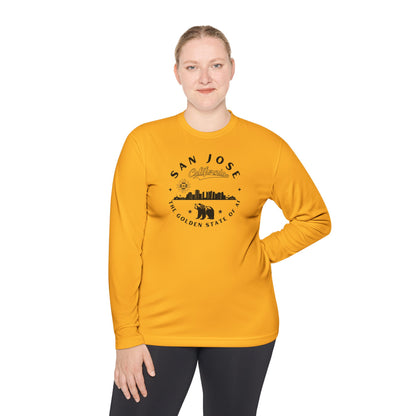 San Jose CA The Golden State of AI - Unisex Long Sleeve Tee