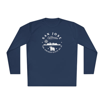 San Jose CA The Golden State of AI - Unisex Long Sleeve Tee