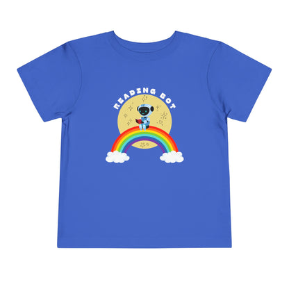 Rainbow Reading Bot - Toddler Tee
