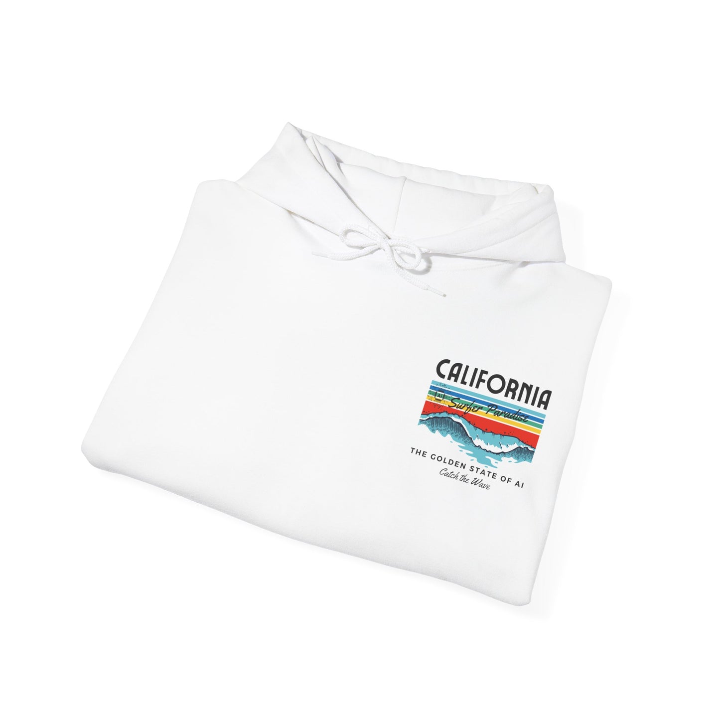 Catch the Wave CA The Golden State of AI - Perfect for AI Tech Beach Lovers & Adventure Seekers